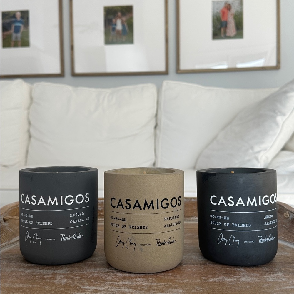 Concrete Casamigos tequila candles